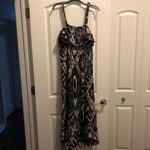 Aztec maxi dress